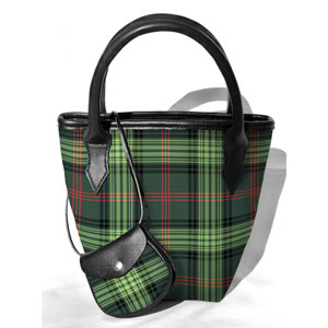 Handbag, Purse, Mini Iona Bucket Bag, Ross Tartan